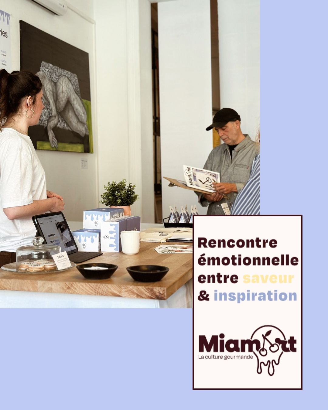 Un concept innovant de salon de thé qui marie l’art culinaire et les sensibilités artistiques sous l’intitulé 